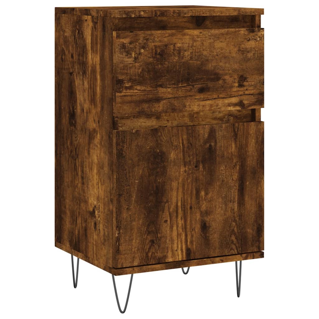 Buffet chêne fumé 40x35x70 cm bois d'ingénierie - XIOS