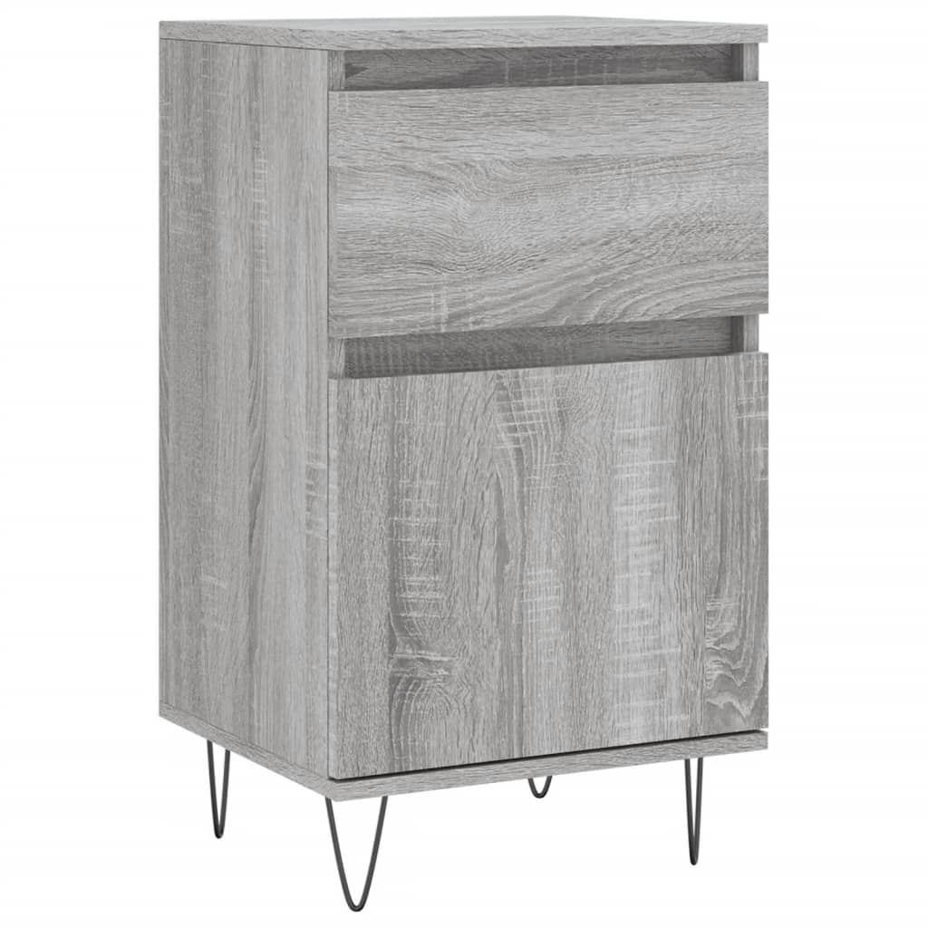 Buffets 2 pcs sonoma gris 40x35x70 cm bois d'ingénierie - XIOS