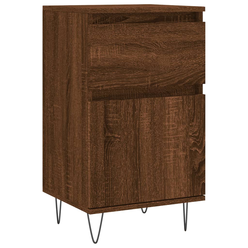 Buffets 2 pcs chêne marron 40x35x70 cm bois d'ingénierie - XIOS