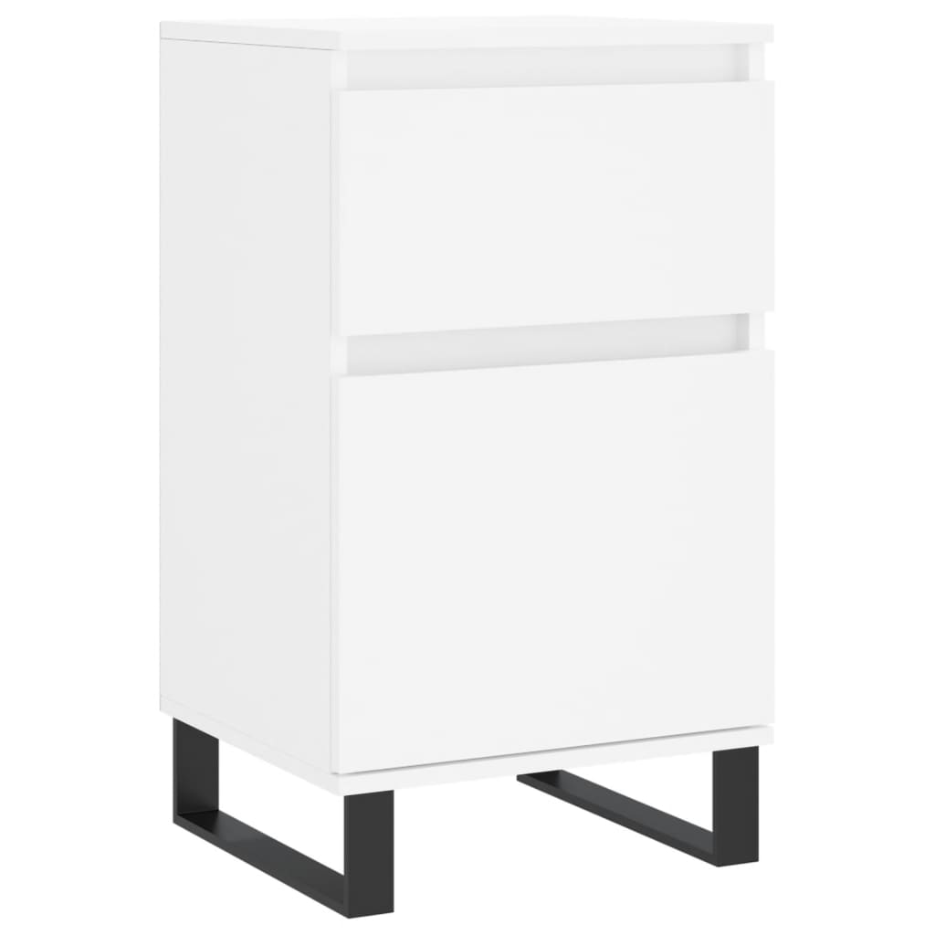 Buffets 2 pcs blanc 40x35x70 cm bois d’ingénierie - XIOS