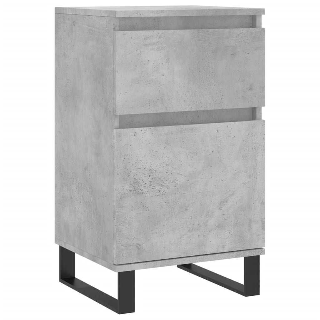 Buffet gris béton 40x35x70 cm bois d'ingénierie - XIOS