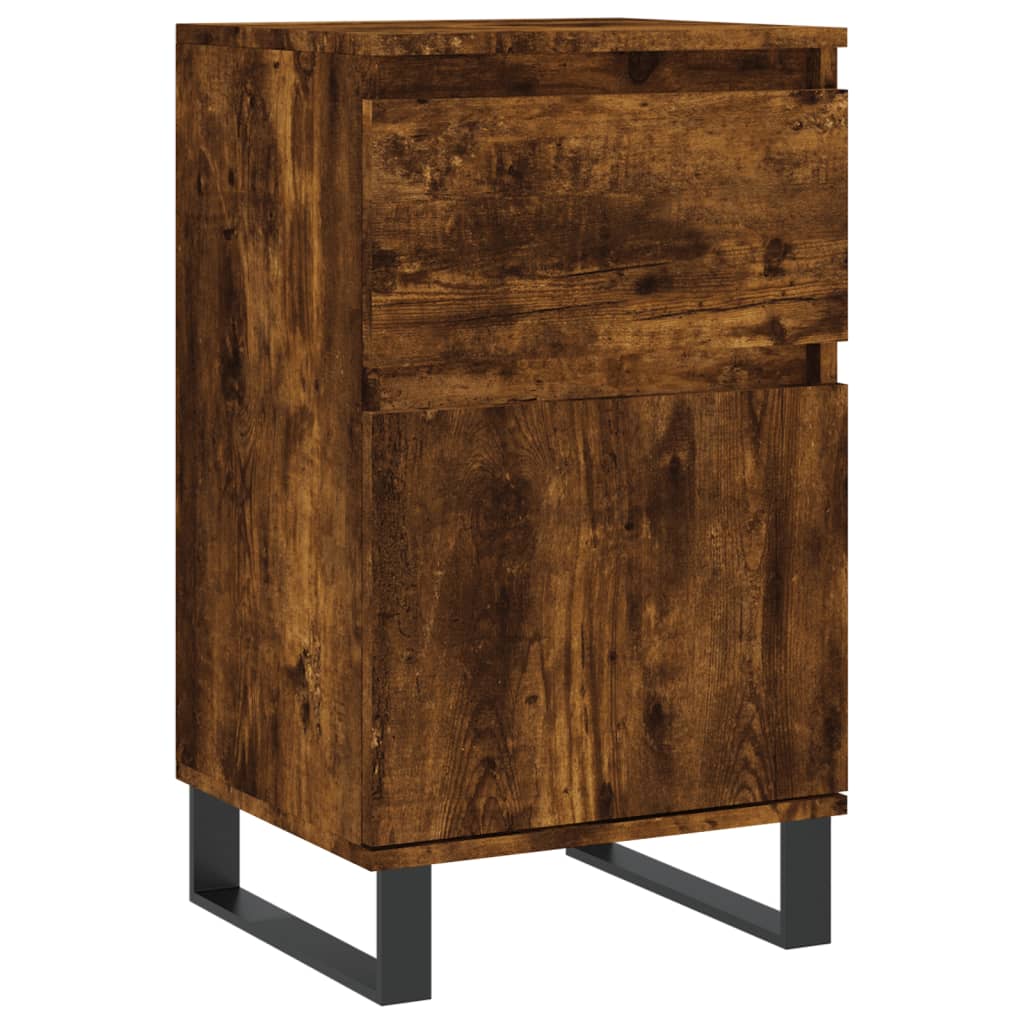 Buffet chêne fumé 40x35x70 cm bois d'ingénierie - XIOS
