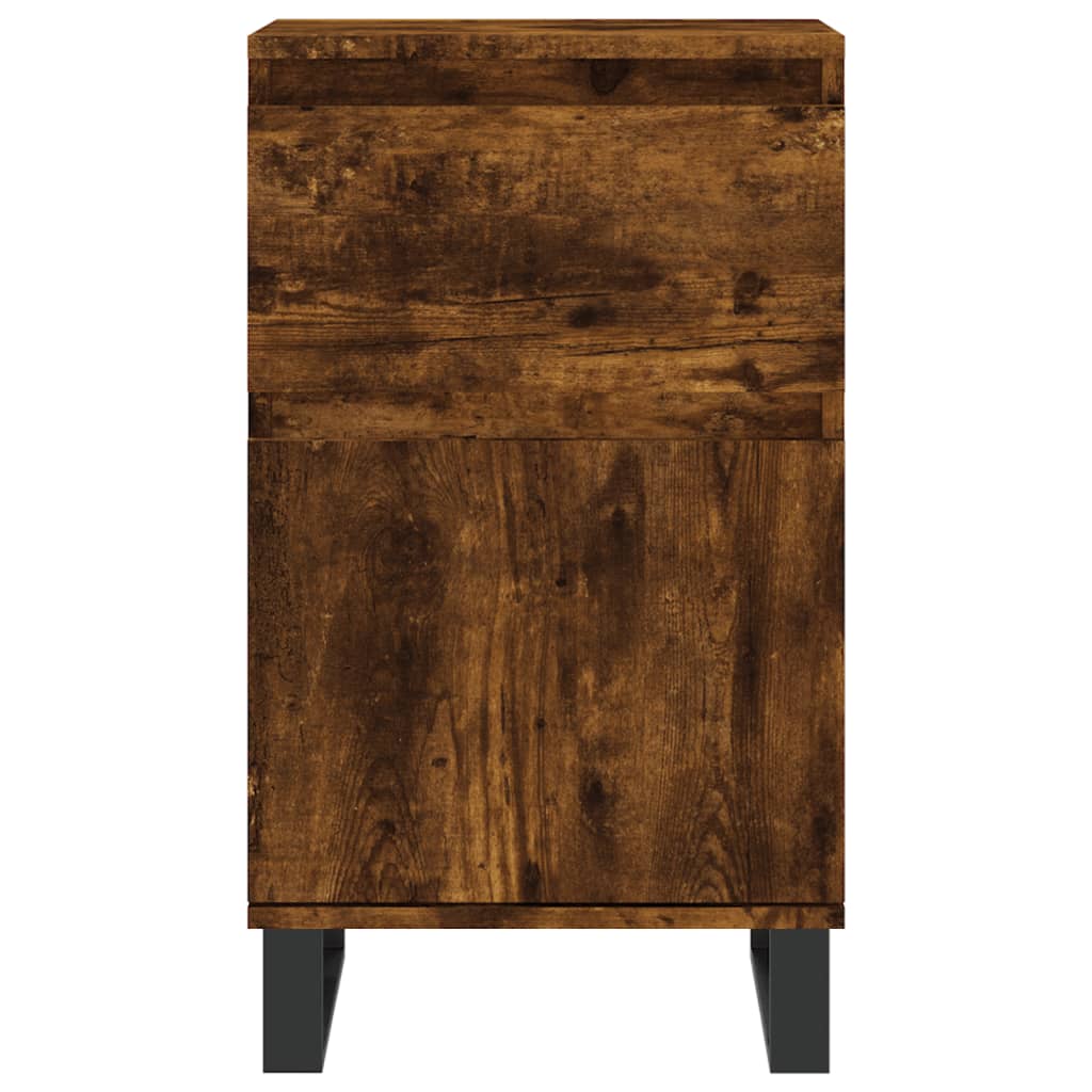 Buffet chêne fumé 40x35x70 cm bois d'ingénierie - XIOS