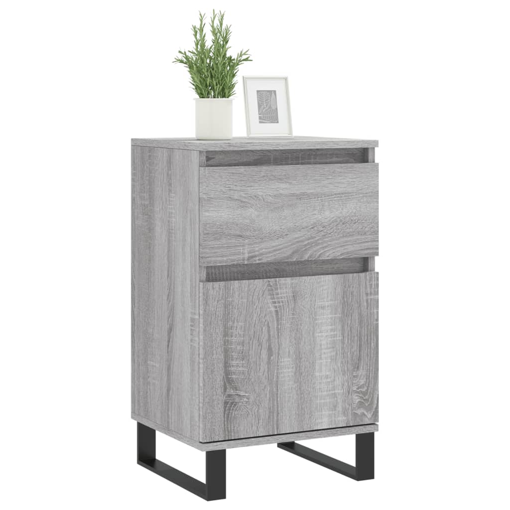 Buffet sonoma gris 40x35x70 cm bois d'ingénierie - XIOS