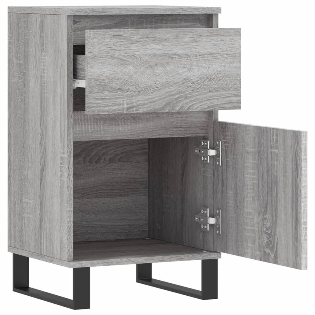 Buffet sonoma gris 40x35x70 cm bois d'ingénierie - XIOS