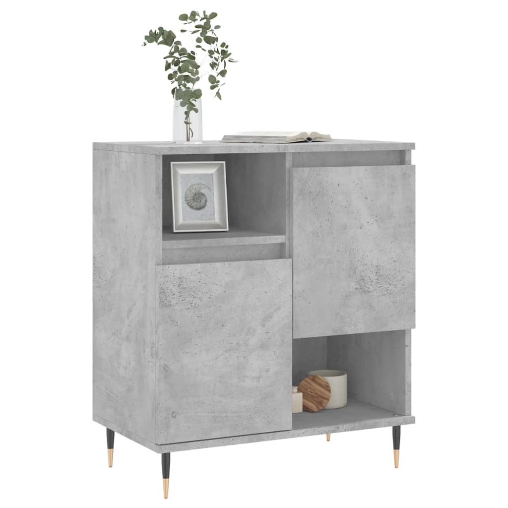 Buffet Gris béton 60x35x70 cm Bois d'ingénierie - XIOS
