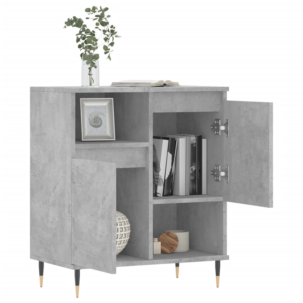 Buffet Gris béton 60x35x70 cm Bois d'ingénierie - XIOS