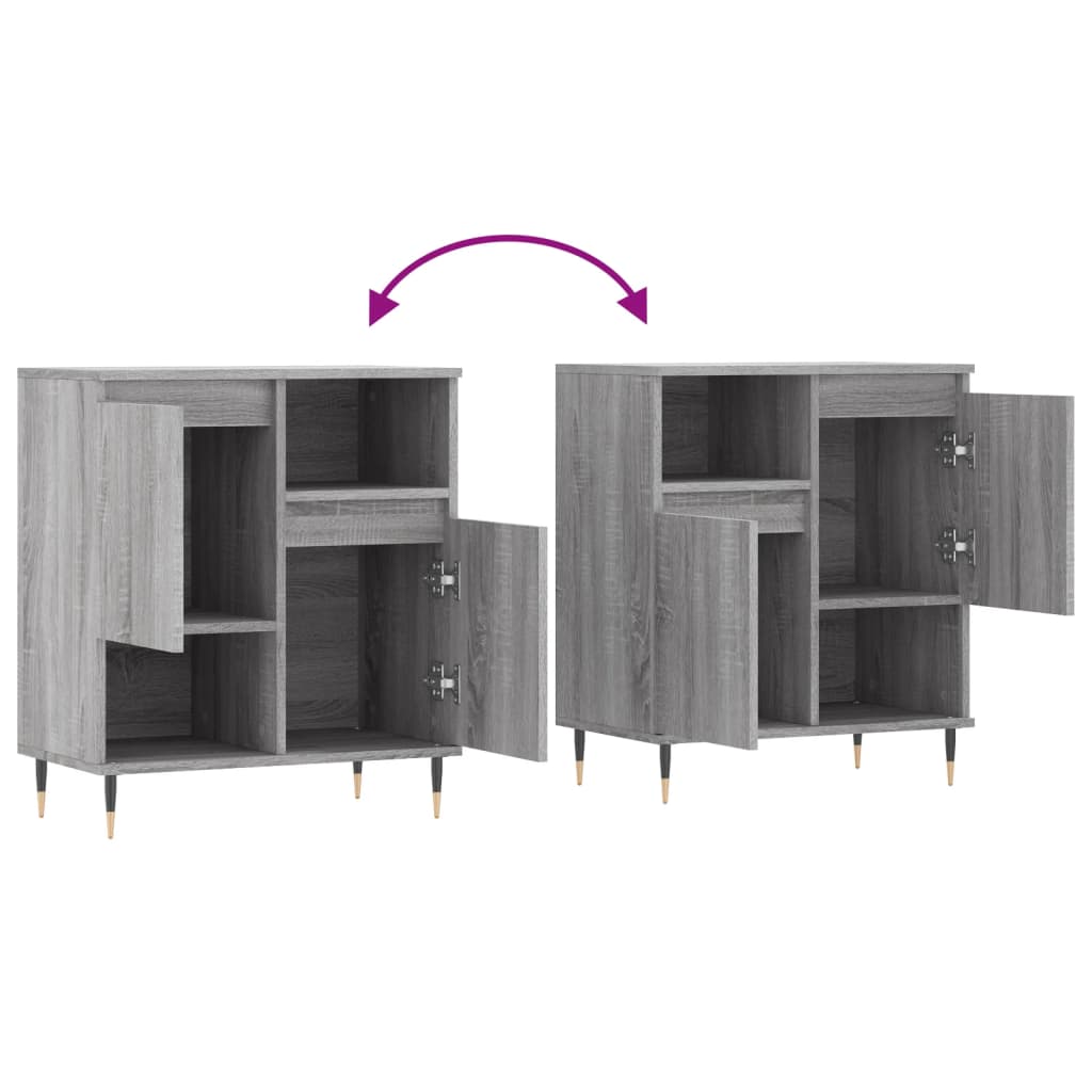 Buffet Sonoma gris 60x35x70 cm Bois d'ingénierie - XIOS