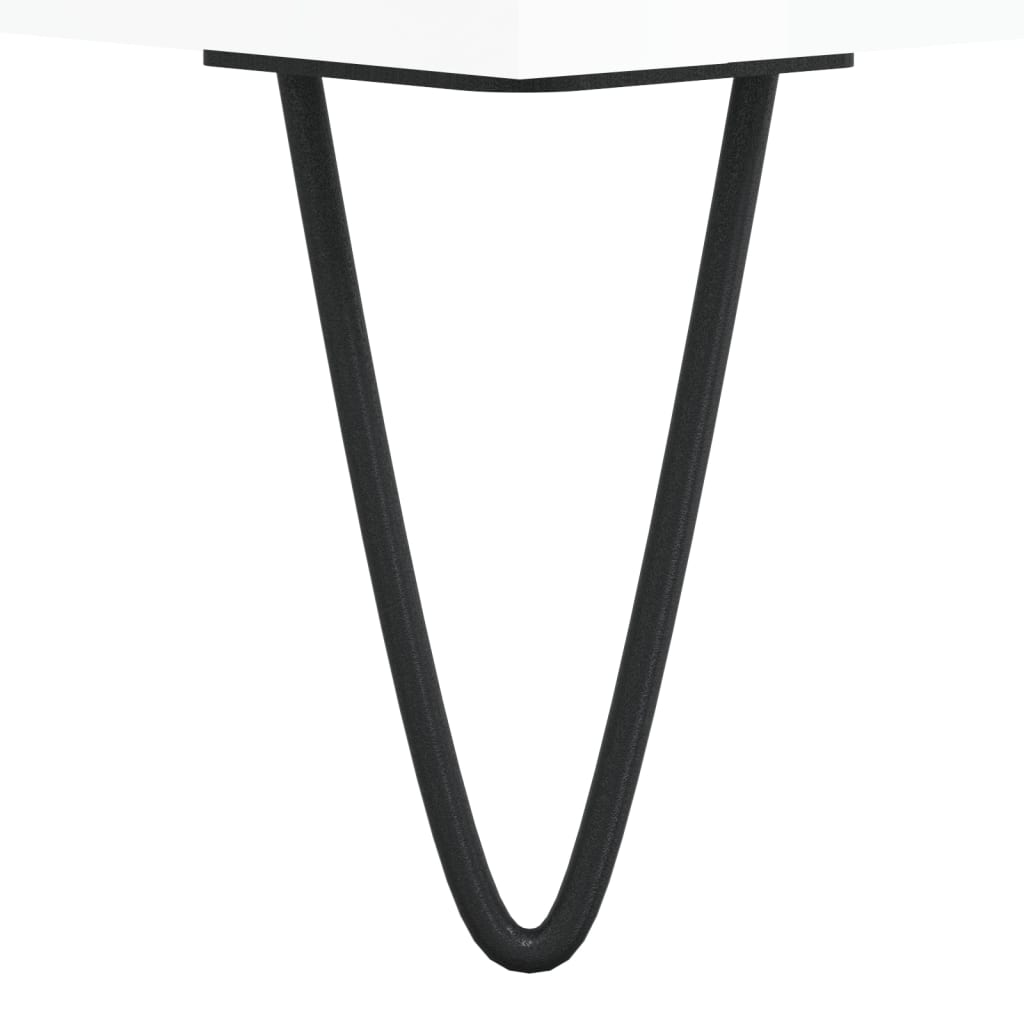 Buffet Blanc brillant 60x35x70 cm Bois d'ingénierie - XIOS