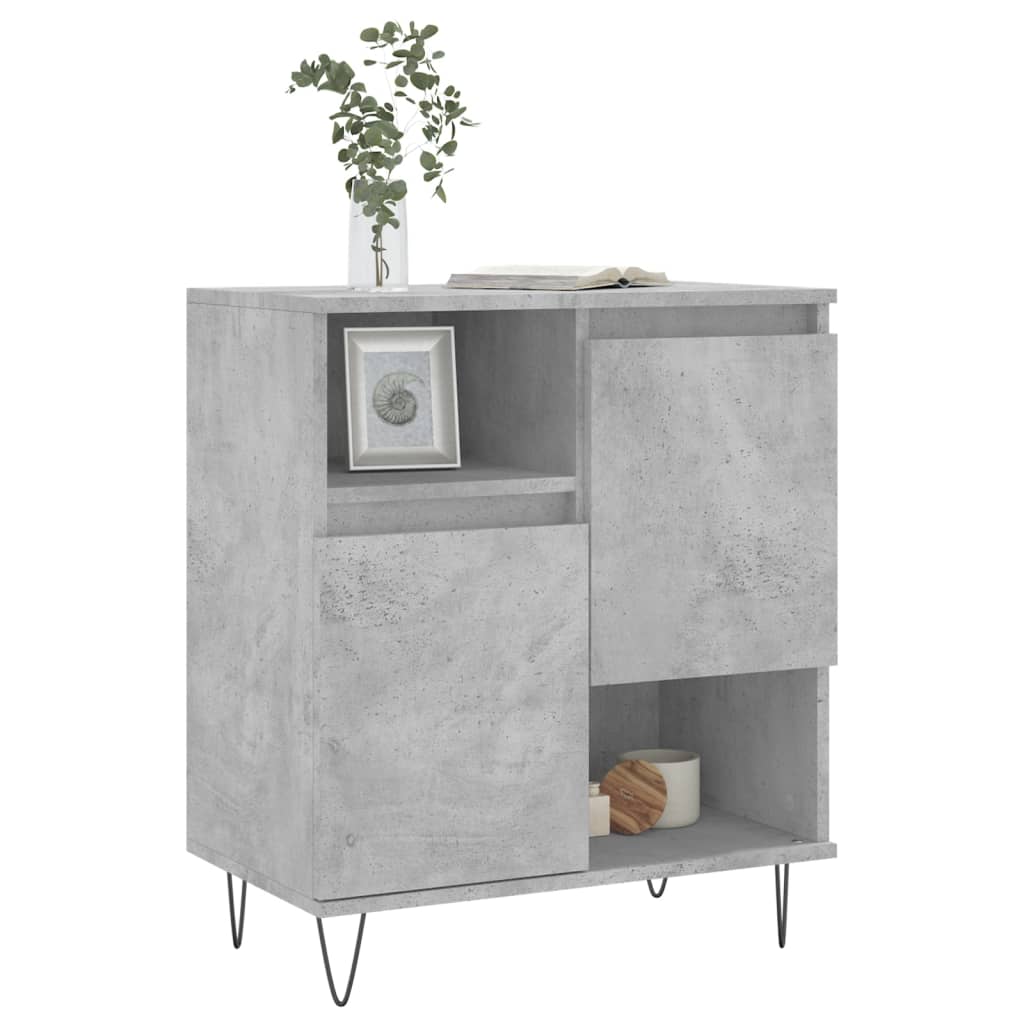 Buffet Gris béton 60x35x70 cm Bois d'ingénierie - XIOS