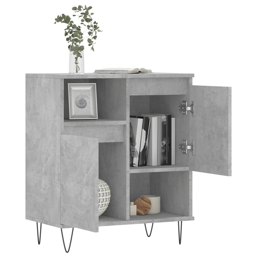 Buffet Gris béton 60x35x70 cm Bois d'ingénierie - XIOS