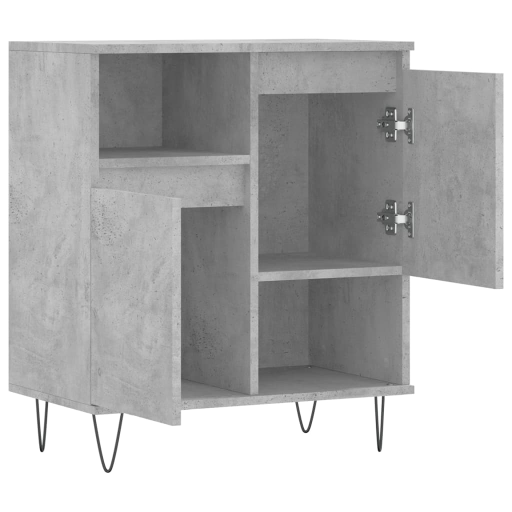 Buffet Gris béton 60x35x70 cm Bois d'ingénierie - XIOS