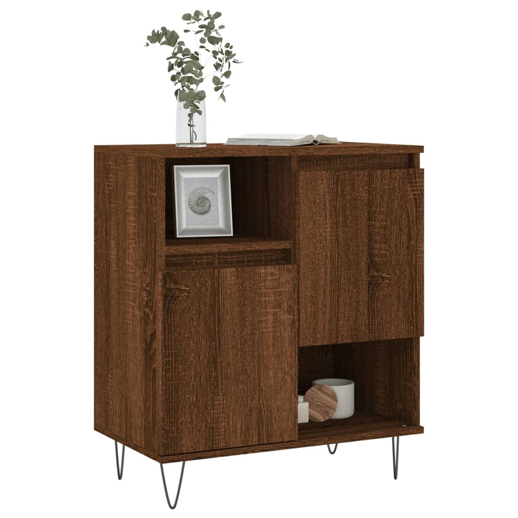 Buffet Chêne marron 60x35x70 cm Bois d'ingénierie - XIOS