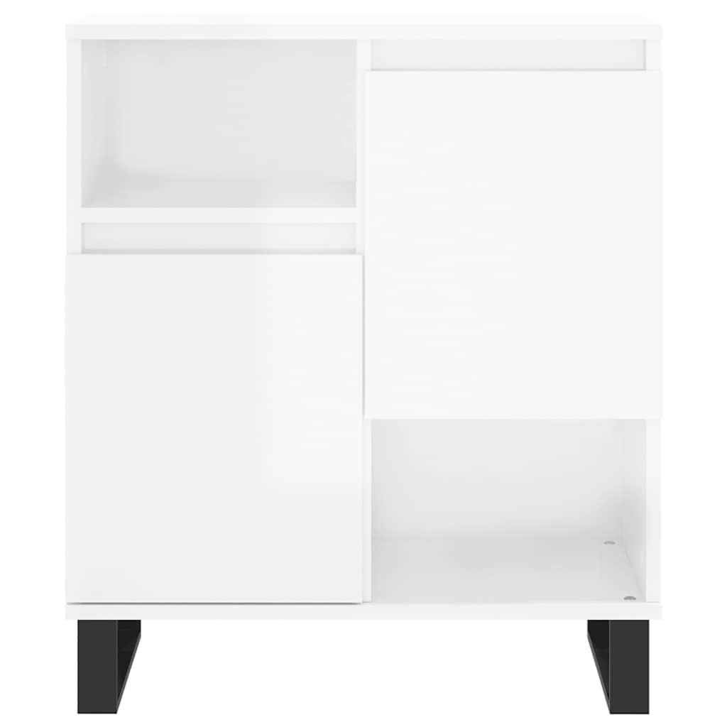 Buffet Blanc brillant 60x35x70 cm Bois d'ingénierie - XIOS
