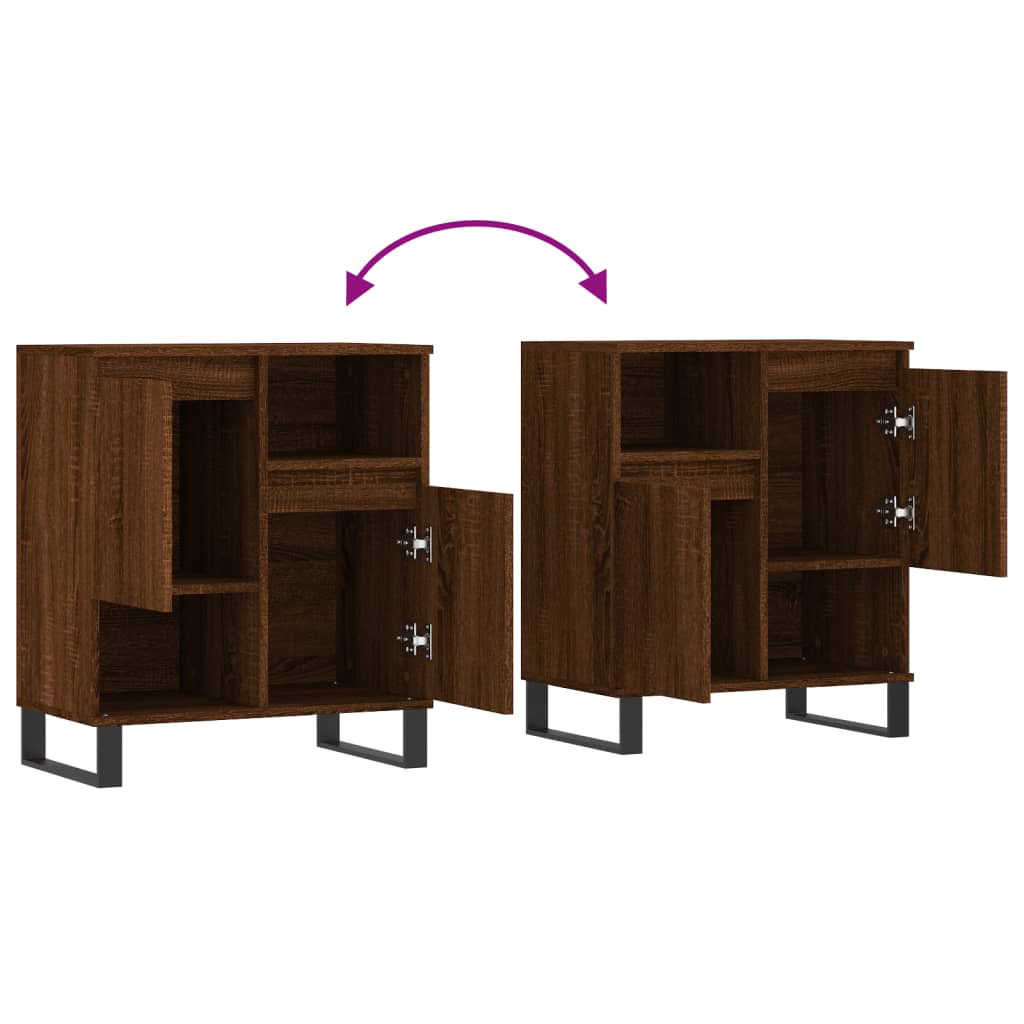 Buffet Chêne marron 60x35x70 cm Bois d'ingénierie - XIOS