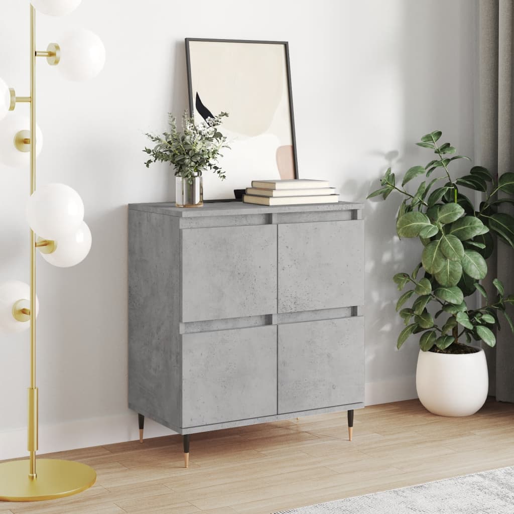 Buffet Gris béton 60x35x70 cm Bois d'ingénierie - XIOS