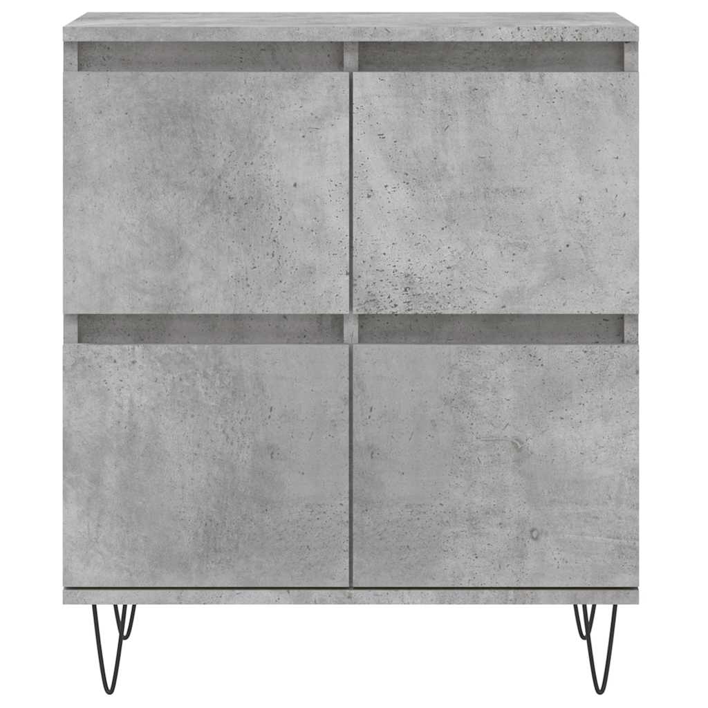 Buffet Gris béton 60x35x70 cm Bois d'ingénierie - XIOS