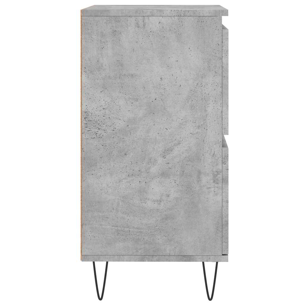 Buffet Gris béton 60x35x70 cm Bois d'ingénierie - XIOS