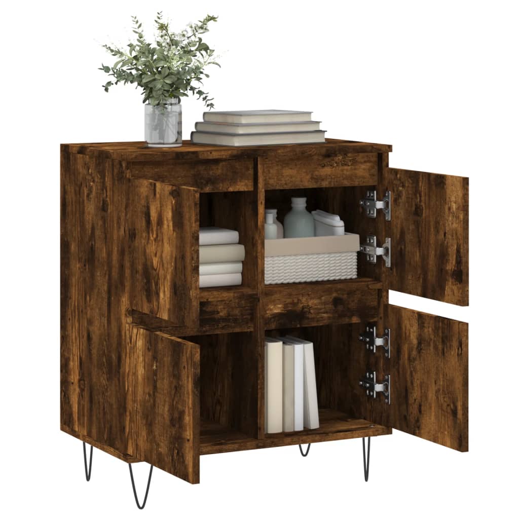 Buffet Chêne fumé 60x35x70 cm Bois d'ingénierie - XIOS