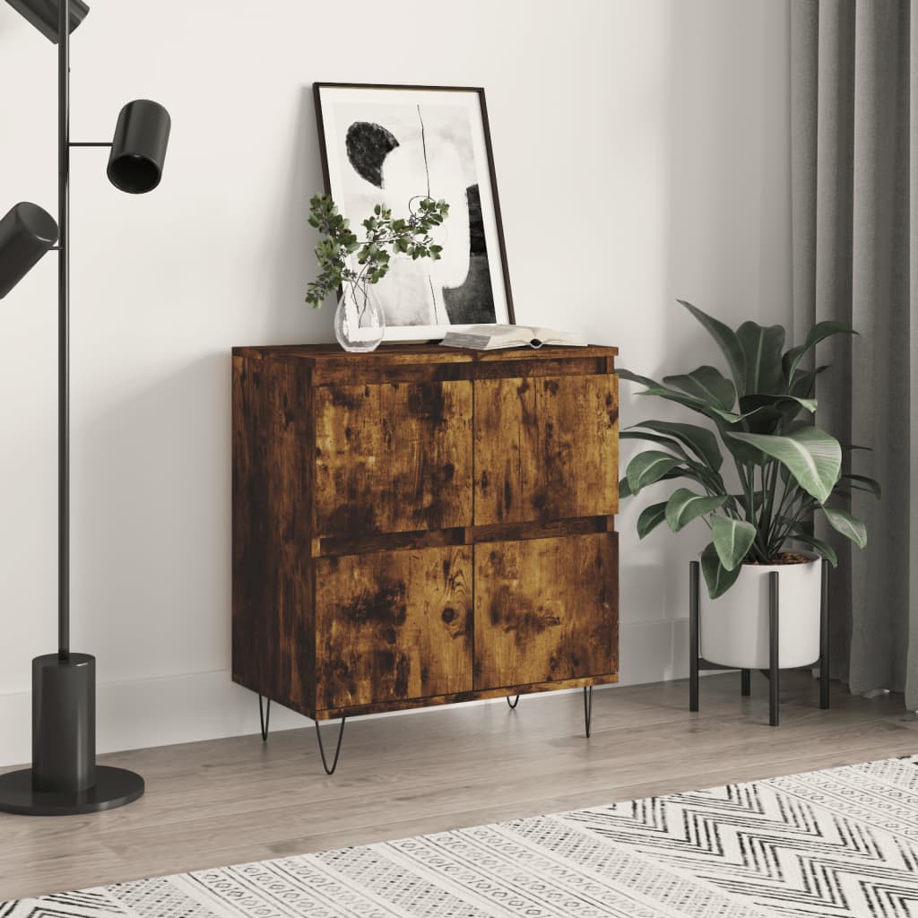 Buffet Chêne fumé 60x35x70 cm Bois d'ingénierie - XIOS