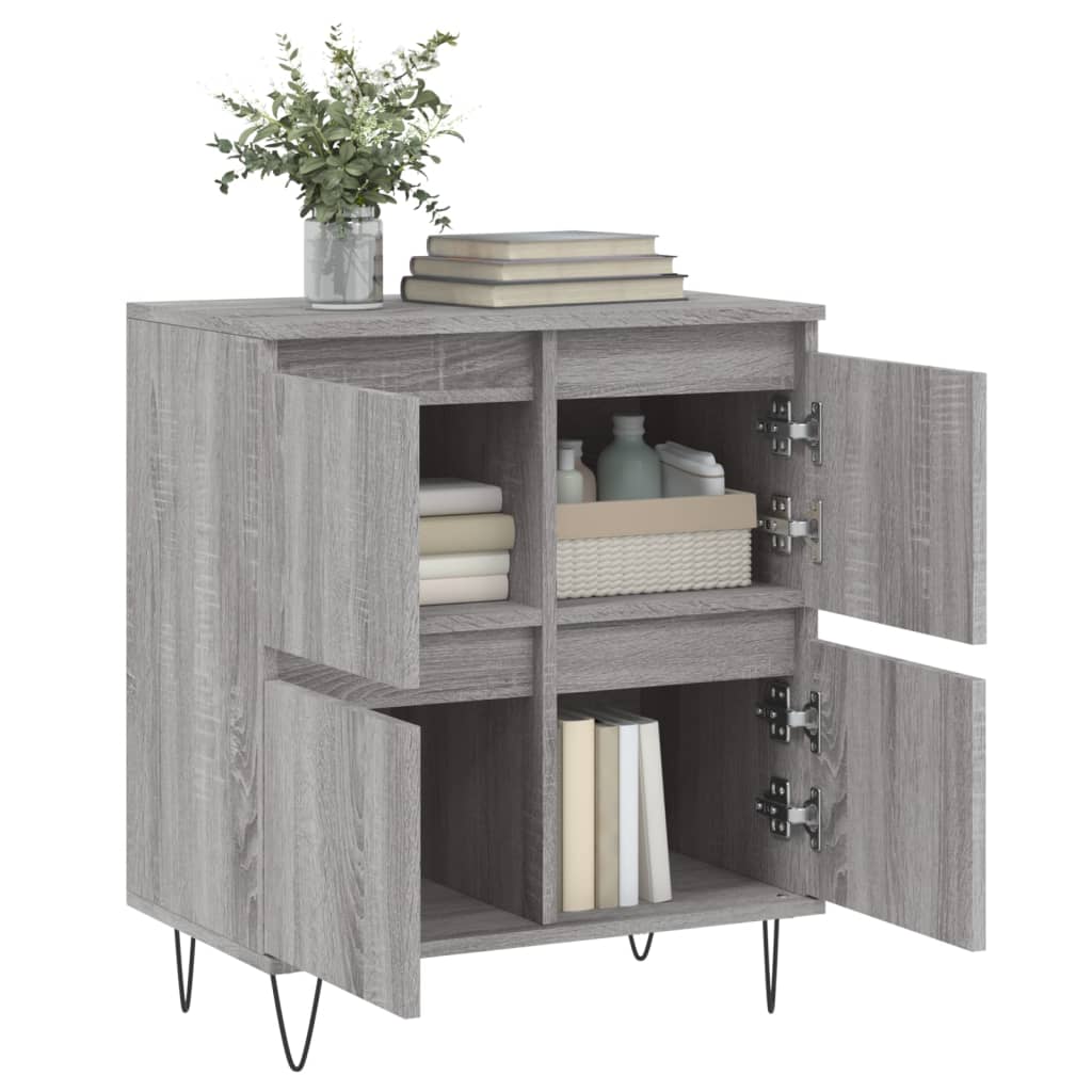 Buffet Sonoma gris 60x35x70 cm Bois d'ingénierie - XIOS
