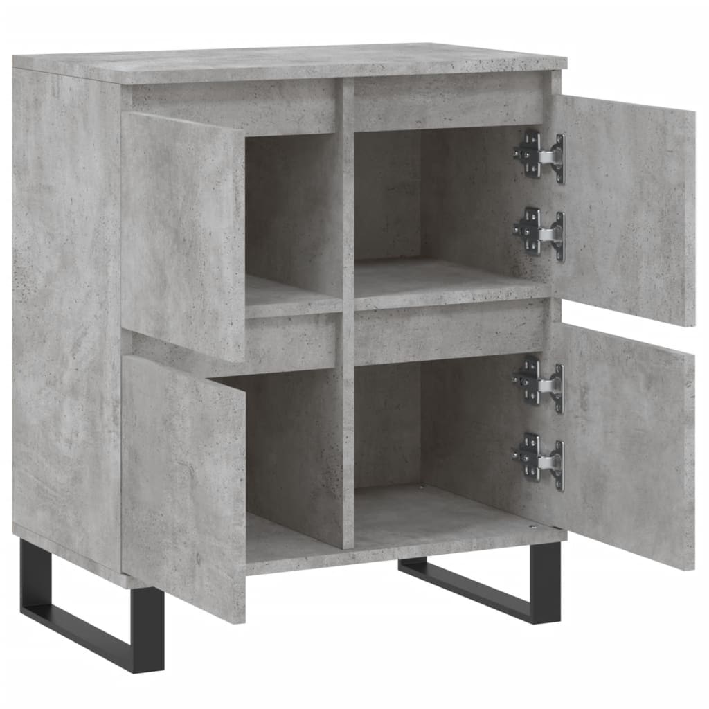 Buffet Gris béton 60x35x70 cm Bois d'ingénierie - XIOS