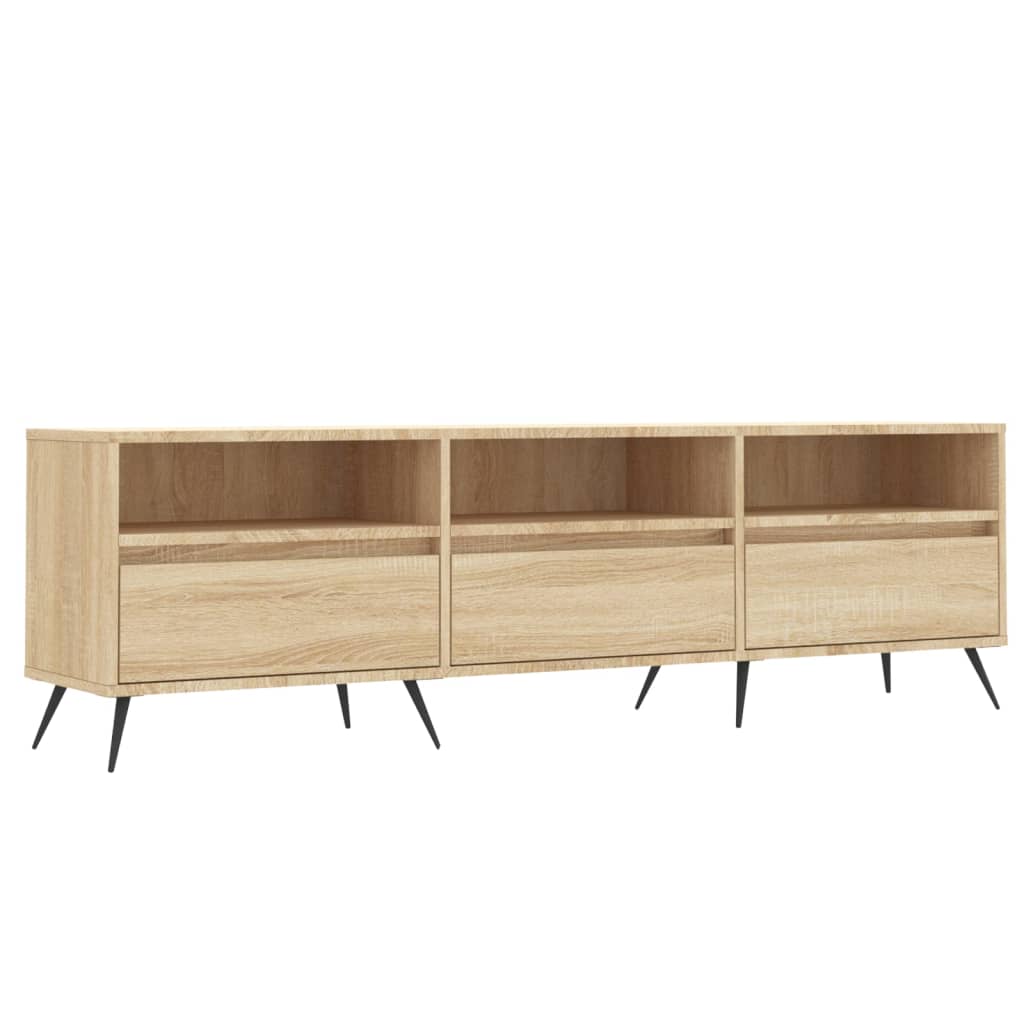 Meuble TV chêne sonoma 150x30x44,5 cm bois d'ingénierie - XIOS