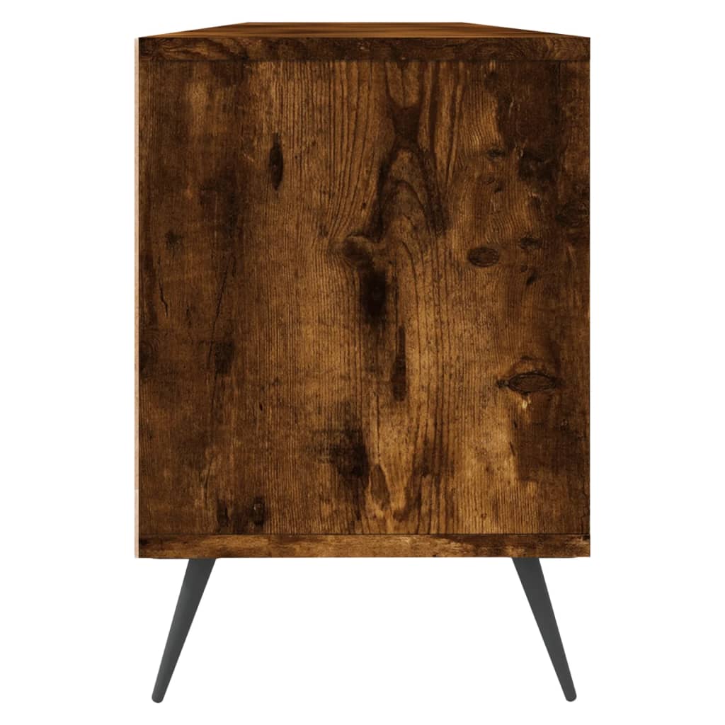 Meuble TV chêne fumé 150x30x44,5 cm bois d'ingénierie - XIOS