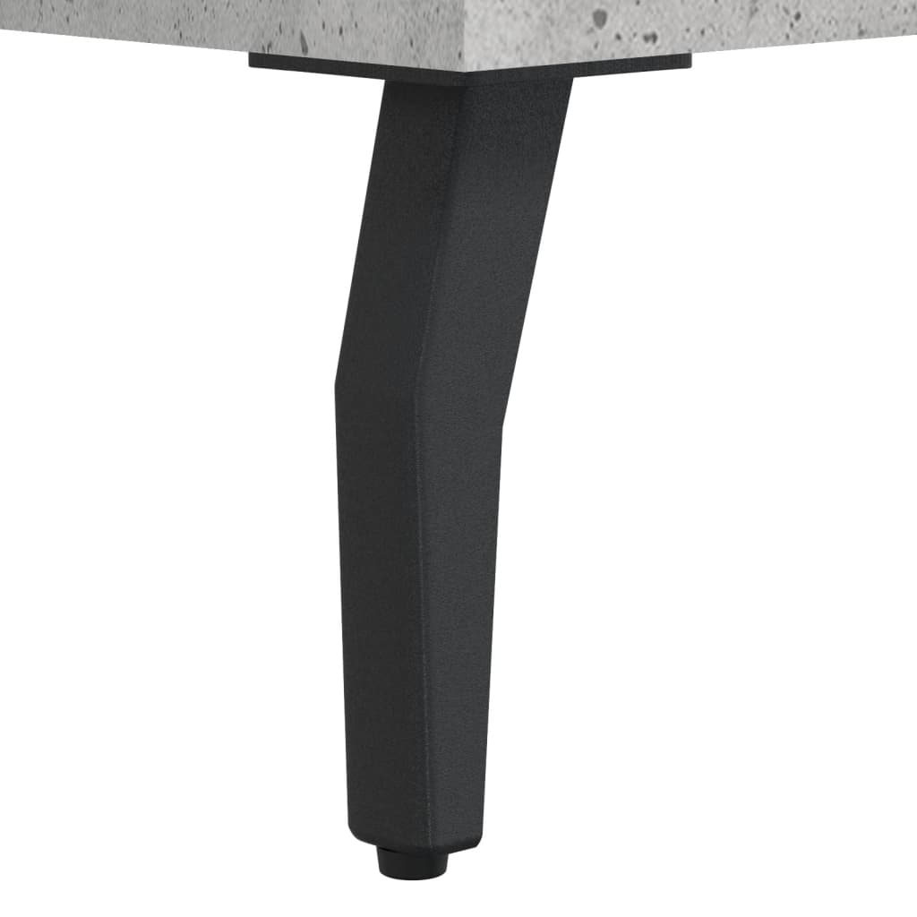 Meuble TV gris béton 150x30x44,5 cm bois d'ingénierie - XIOS