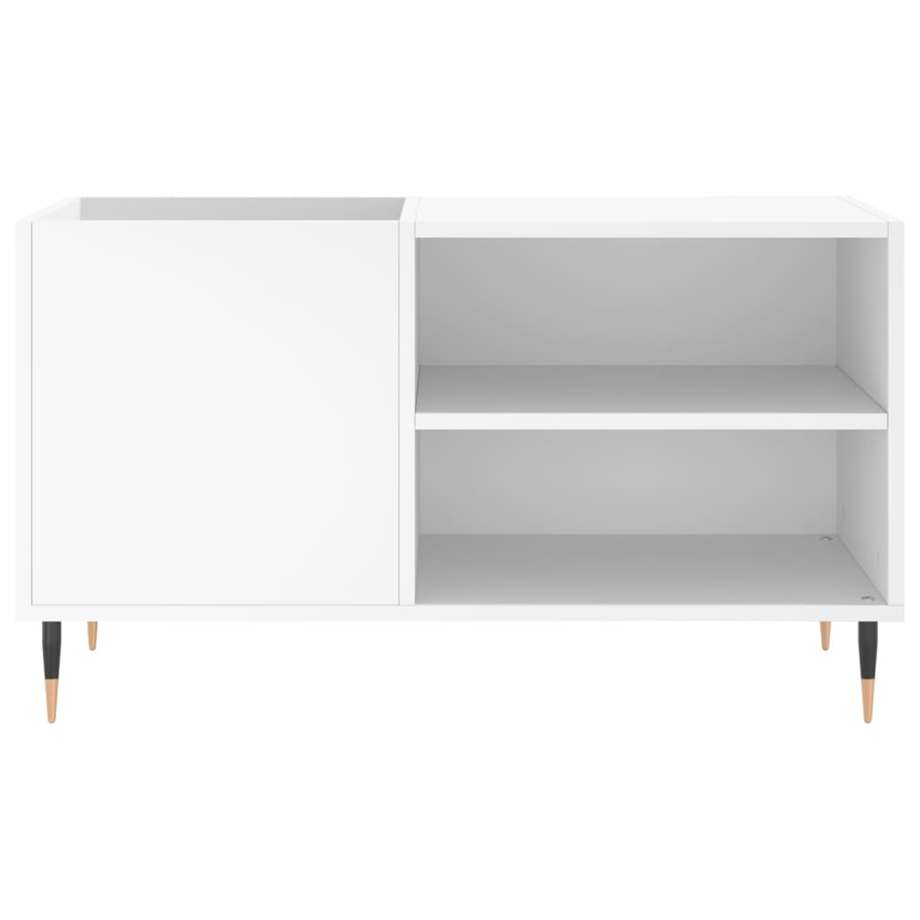 Armoire à disques blanc 85x38x48 cm bois d'ingénierie - XIOS