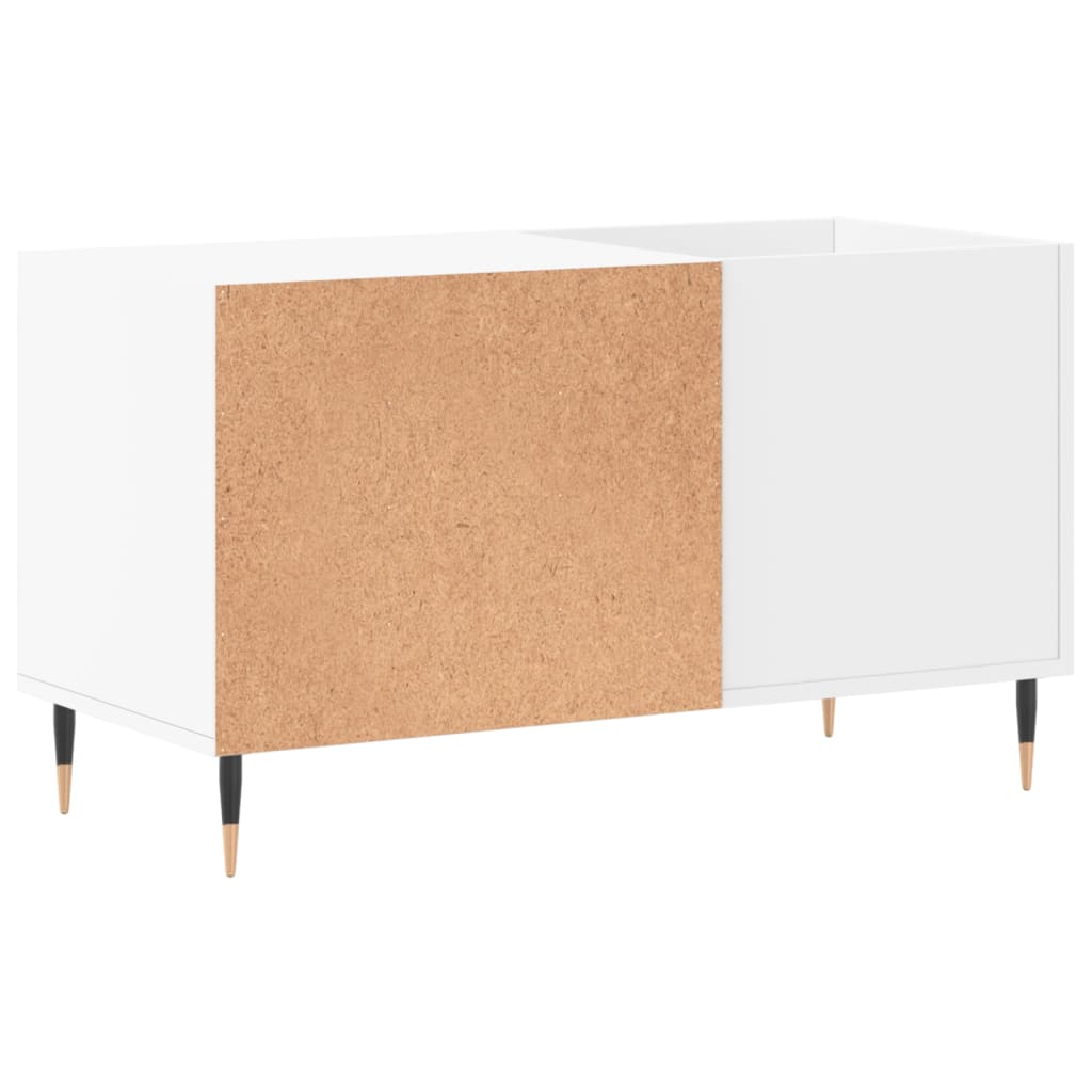 Armoire à disques blanc 85x38x48 cm bois d'ingénierie - XIOS