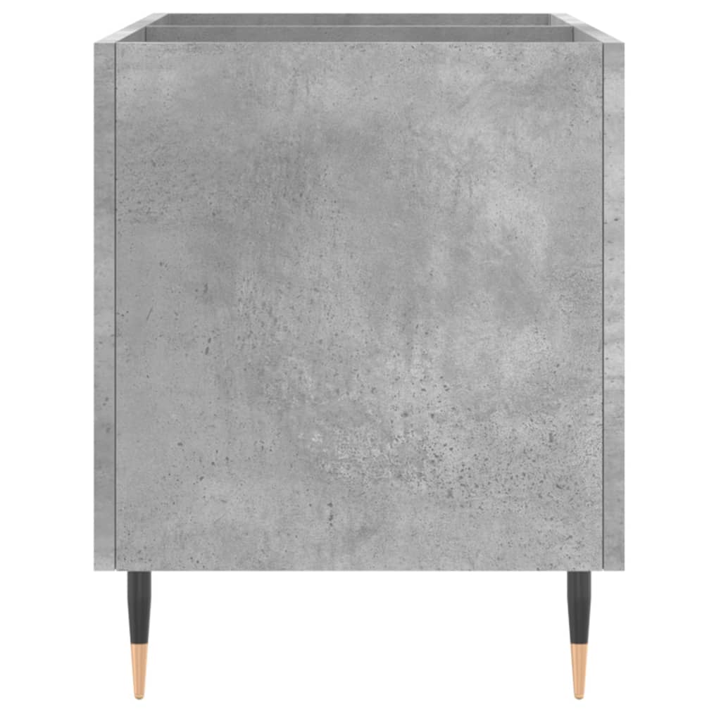 Armoire à disques gris béton 74,5x38x48 cm bois d'ingénierie - XIOS