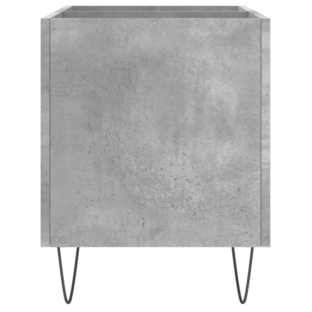 Armoire à disques gris béton 74,5x38x48 cm bois d'ingénierie - XIOS