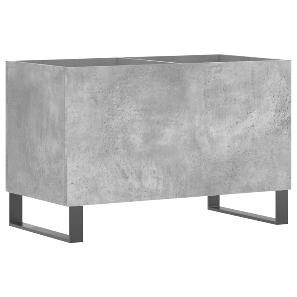 Armoire à disques gris béton 74,5x38x48 cm bois d'ingénierie - XIOS
