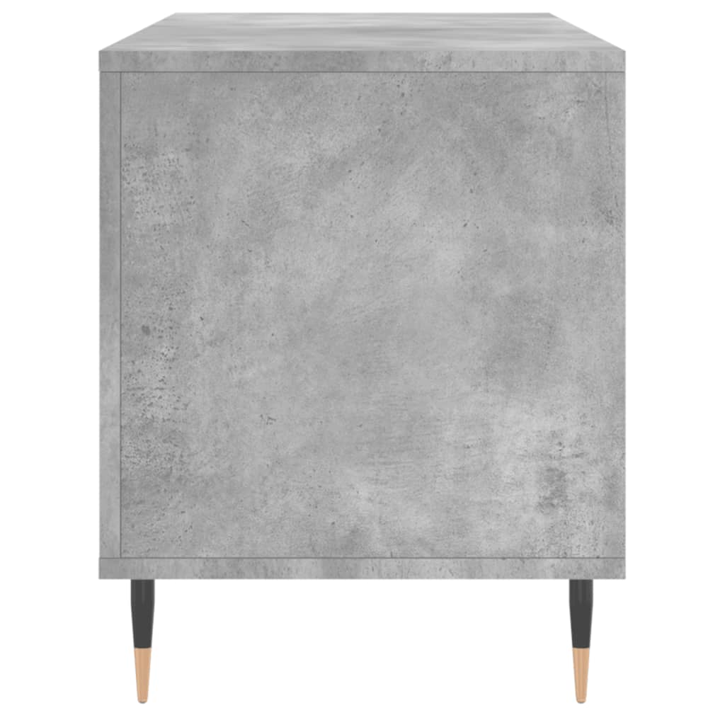 Armoire à disques gris béton 100x38x48 cm bois d'ingénierie - XIOS