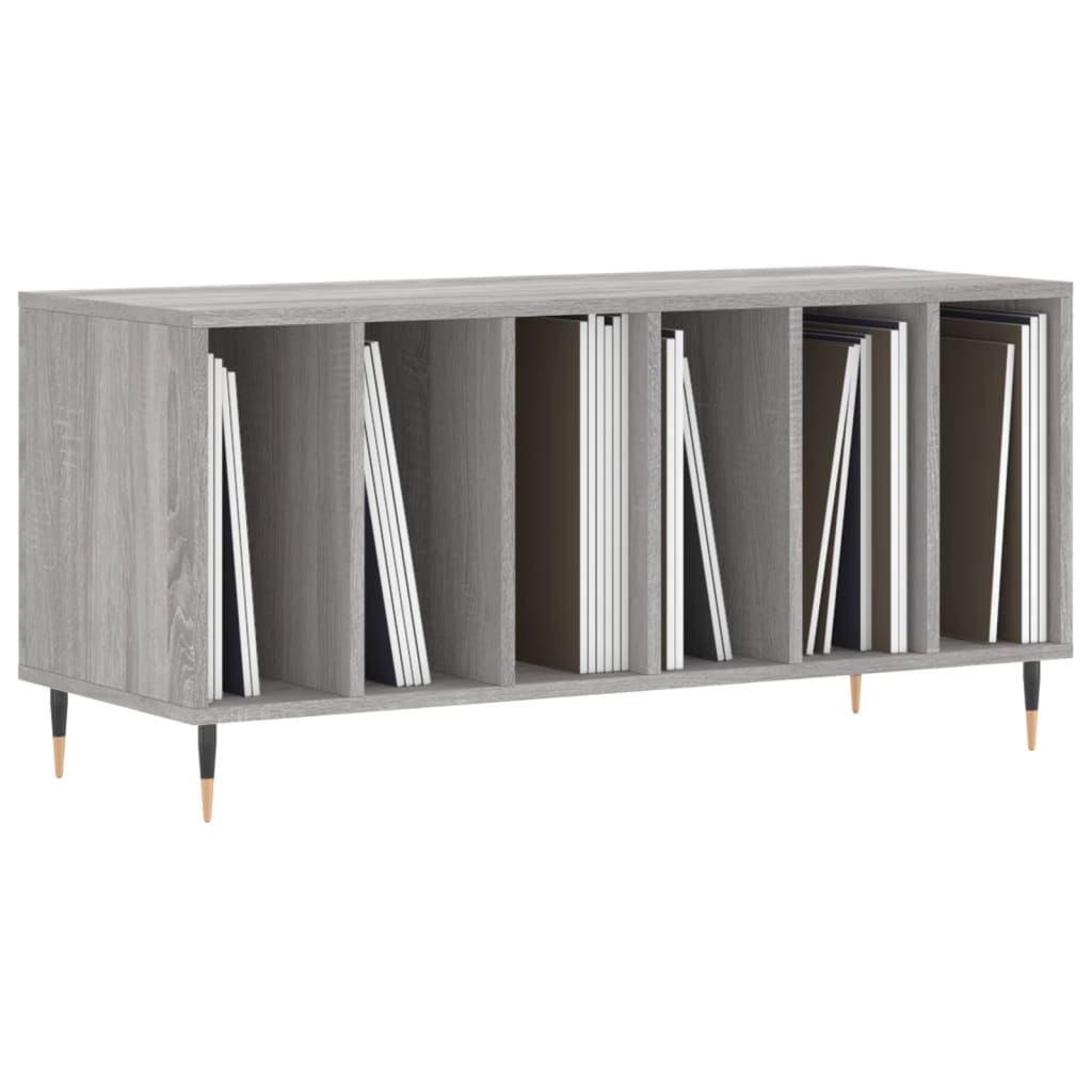 Armoire à disques sonoma gris 100x38x48 cm bois d'ingénierie - XIOS