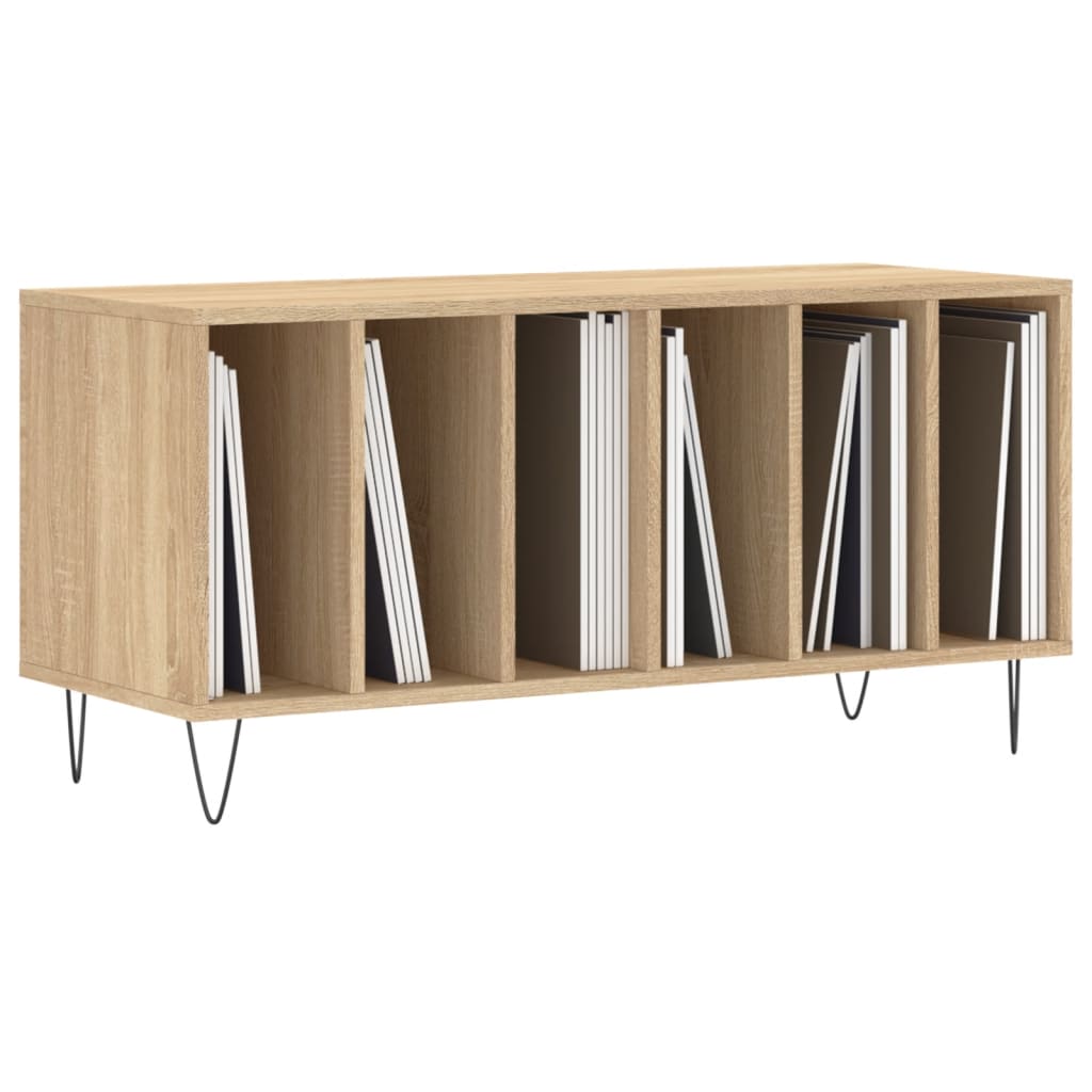 Armoire à disques chêne sonoma 100x38x48 cm bois d'ingénierie - XIOS