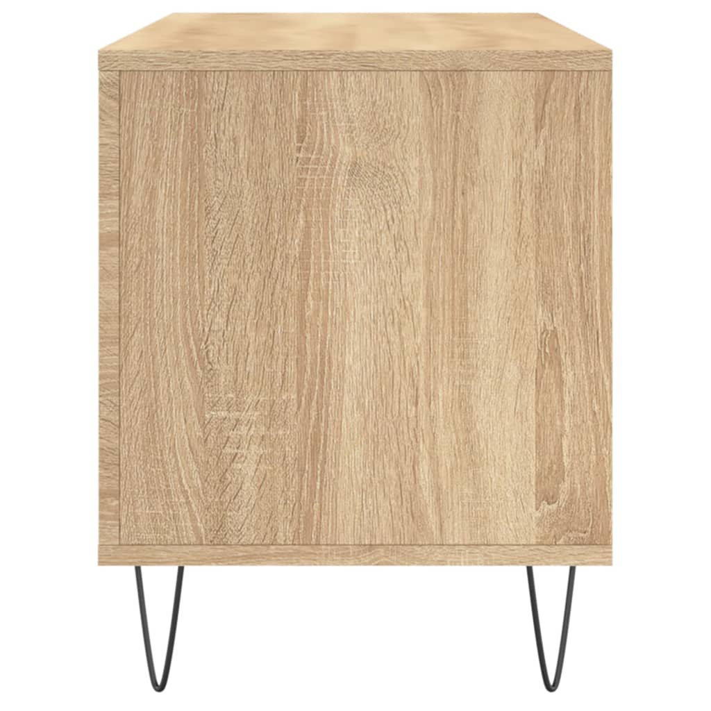 Armoire à disques chêne sonoma 100x38x48 cm bois d'ingénierie - XIOS