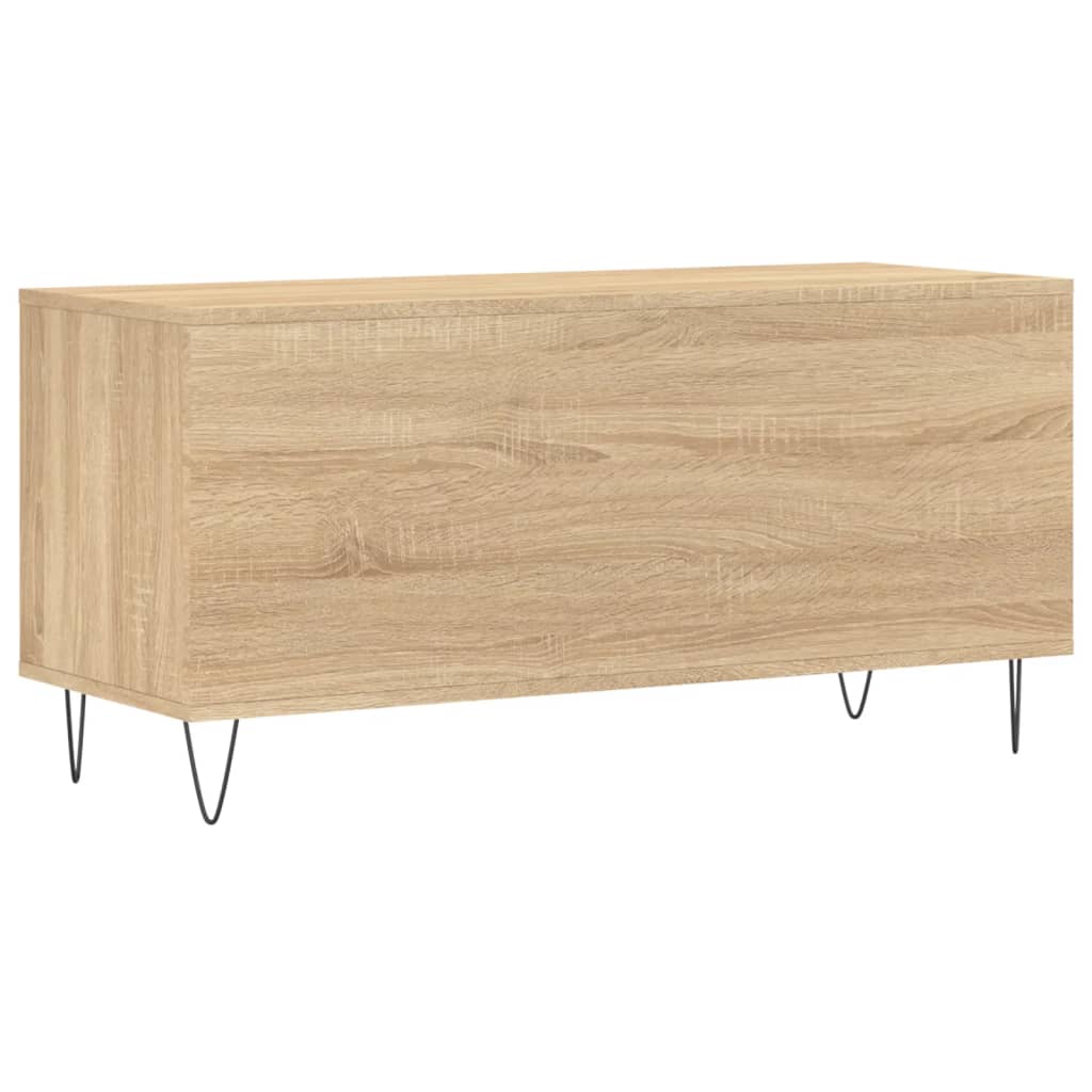 Armoire à disques chêne sonoma 100x38x48 cm bois d'ingénierie - XIOS
