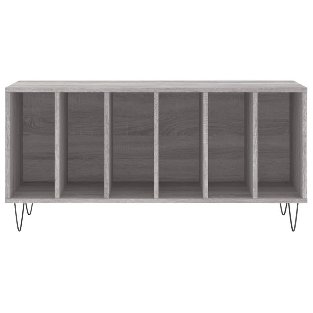 Armoire à disques sonoma gris 100x38x48 cm bois d'ingénierie - XIOS
