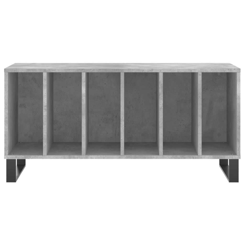 Armoire à disques gris béton 100x38x48 cm bois d'ingénierie - XIOS