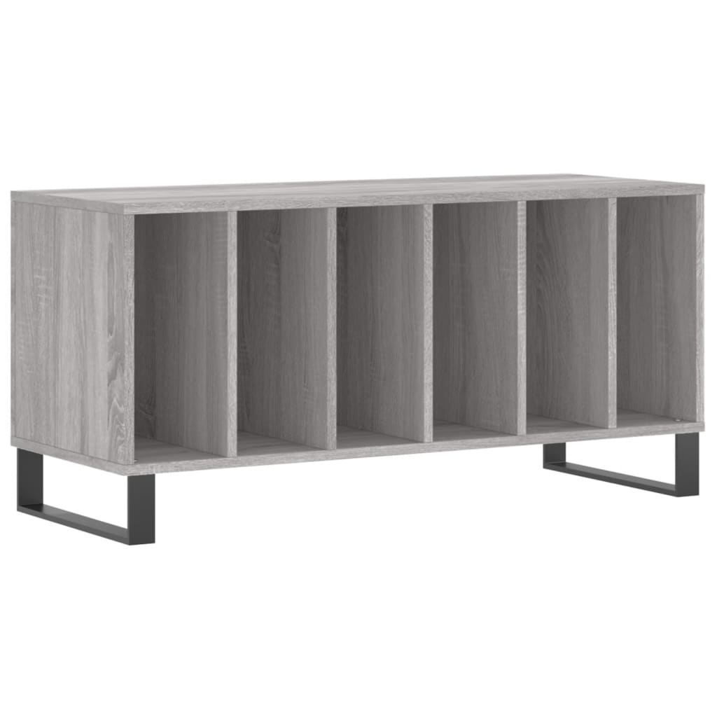 Armoire à disques sonoma gris 100x38x48 cm bois d'ingénierie - XIOS