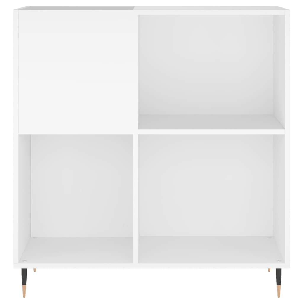 Armoire à disques blanc 84,5x38x89 cm bois d'ingénierie - XIOS