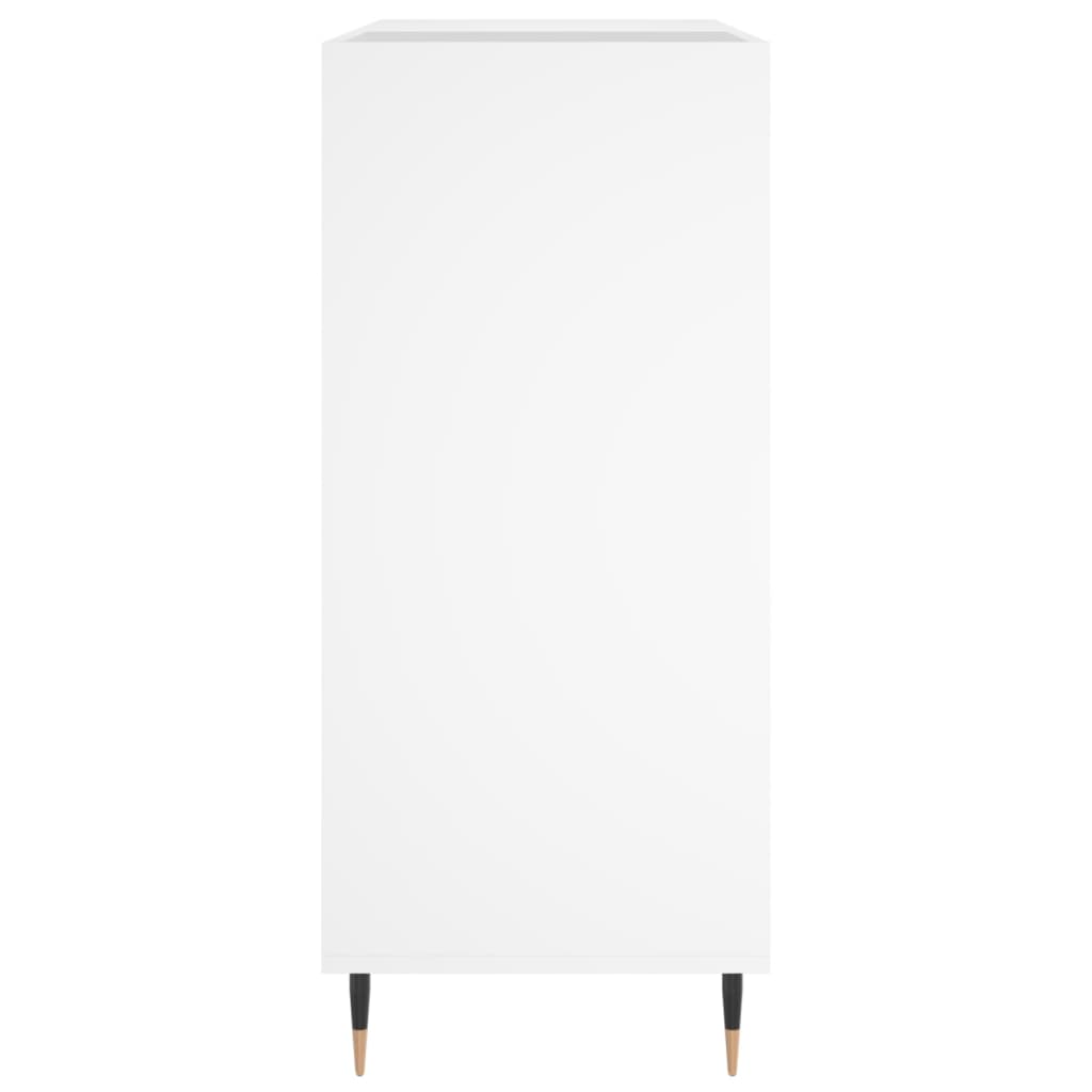 Armoire à disques blanc 84,5x38x89 cm bois d'ingénierie - XIOS