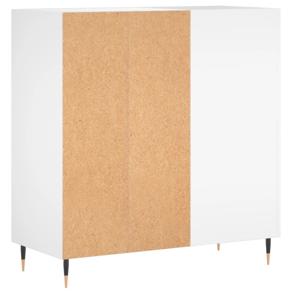 Armoire à disques blanc 84,5x38x89 cm bois d'ingénierie - XIOS