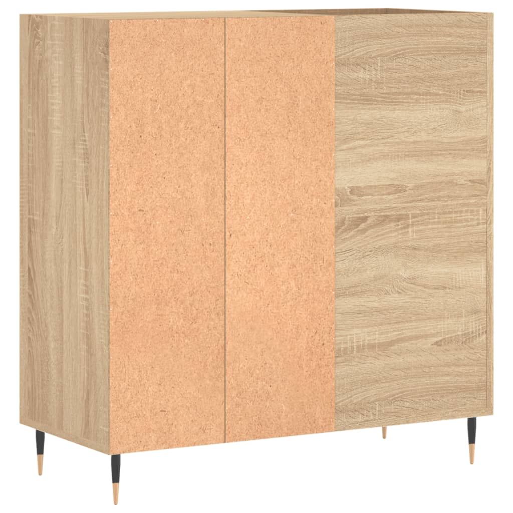 Armoire à disques chêne sonoma 84,5x38x89 cm bois d'ingénierie - XIOS