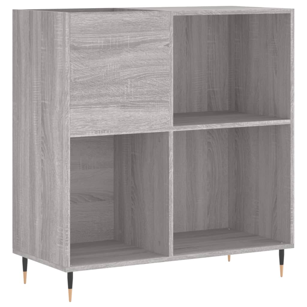 Armoire à disques sonoma gris 84,5x38x89 cm bois d'ingénierie - XIOS