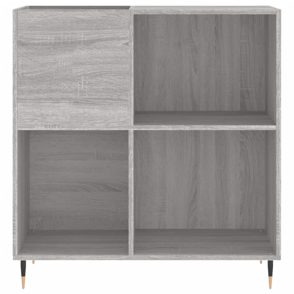 Armoire à disques sonoma gris 84,5x38x89 cm bois d'ingénierie - XIOS