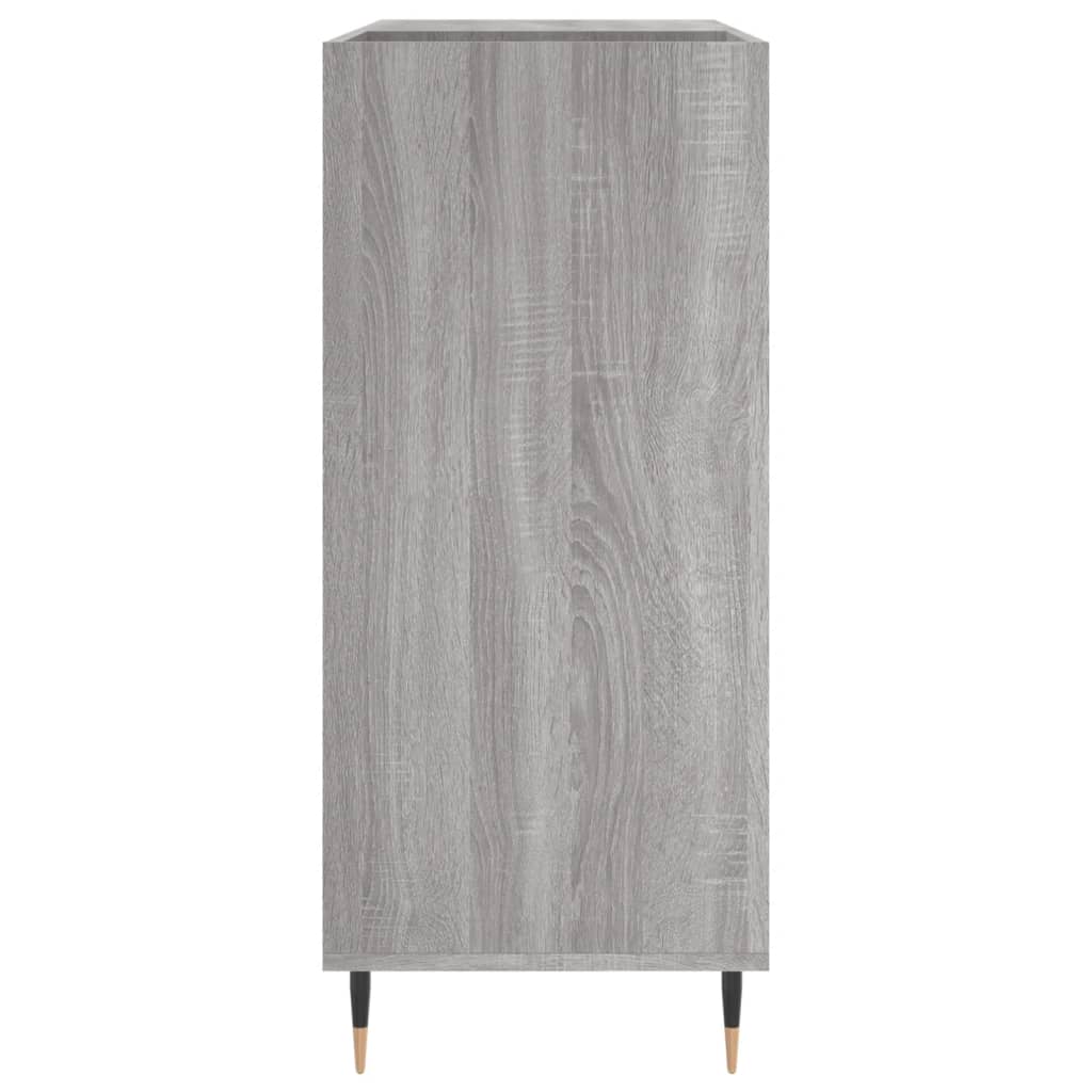 Armoire à disques sonoma gris 84,5x38x89 cm bois d'ingénierie - XIOS