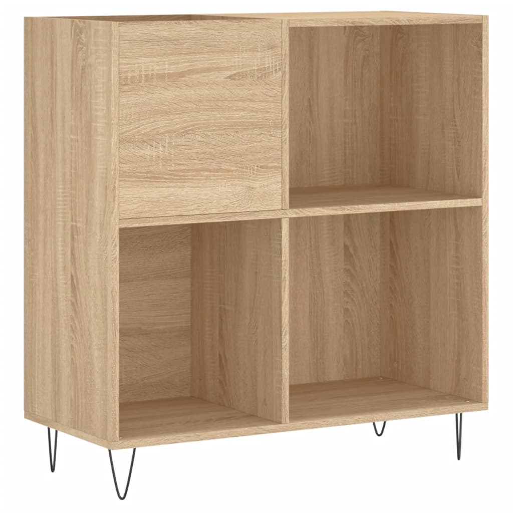 Armoire à disques chêne sonoma 84,5x38x89 cm bois d'ingénierie - XIOS